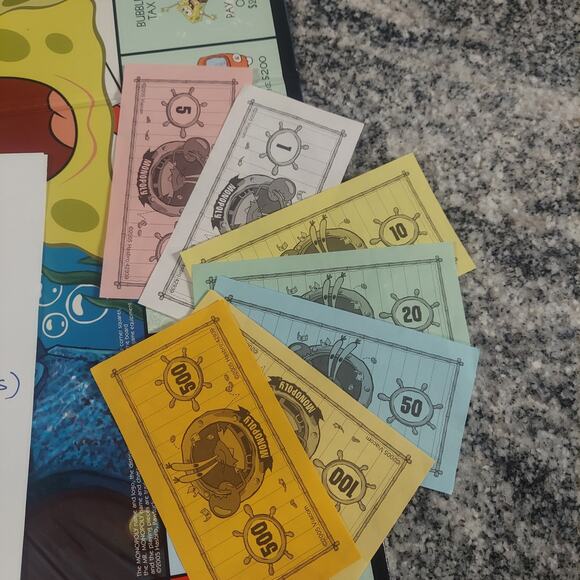 Monopoly Nickelodeon SpongeBob Squarepants by Hasbro Missing Pieces - Picture 9 of 10
